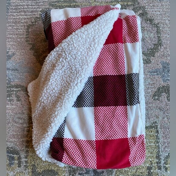 Mainstays Sherpa Plaid Bed Pillow Sham Set - Picture 7 of 7